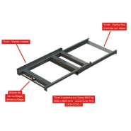 Tiroir à palettes pour lisses 600 kg - TP600 - 70% - 800 x P 1200 mm - CR34C002-J_1