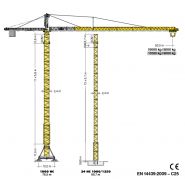 1000 ec-h 50 litronic high-top grue à tour - liebherr - hauteur max. Sous crochet 85,50 m - capacité de levage max. 50 000 kg_1