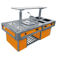 Fourneau professionnel sur-mesure : Elite - Fourneaux monobloc de 2×3 mm d'épaisseur_1
