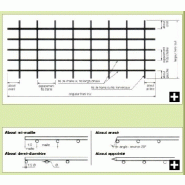 Clôture grillagée serrurier - poids 8.66 à 21.30 kg - fils tréfilés perpendiculaires_1