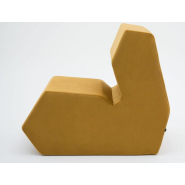 Pouf d'accueil chauffeuse ergonomique - ref : Shape_1