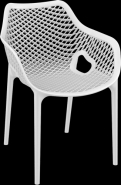 Fauteuils empilables - Lot de 4 - AIR polypropylène_1