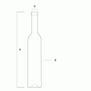 2425 - bouteilles en verre - saverglass - 75 cl