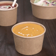 Bols à soupe compostables 101x98 mm - Lot de 500 | Fiesta_1