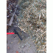 Fourche à fumier - dents rondes - manche bois verni 1m20 - 37cm - 10 dents - Polet_1