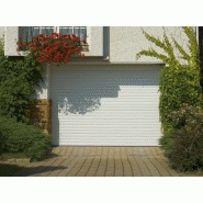 Porte de garage enroulable motorisée - aluminium isolé - thermique - 258.6 x 230 cm_1