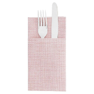 Serviette kangourou airlaid bordeaux 40x40cm par 700_1