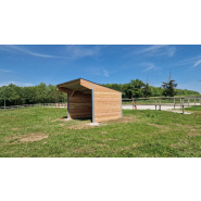 Abri de prairie poteaux métal - Robuste et fonctionnel - ABR014_1