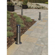 Borne lumineuse extérieure Galerna DOPO - Acier inoxydable IP44 E27 18W_1
