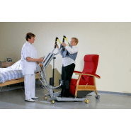 Lève-personne compact idéal pour le déplacement des patients dans les salles de bains et toilettes - handi-move - actif 1620_1