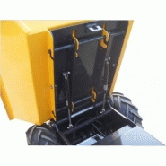 Dumper électrique compact et maniable pour passages étroits