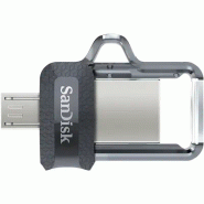 SanDisk Ultra Dual m3.0 lecteur USB flash 64 Go USB Type-A / Micro-USB 3.2 Gen 1 (3.1 Gen 1) Noir, A_1