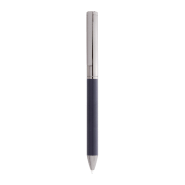 Parure stylos en métal - Stylo à bille et stylo roller - Étui boîte cadeau noir - Encre bleue_1