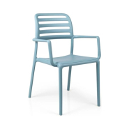 Fauteuil en résine COSTA - Stamp - extérieur, empilable, design moderne_1