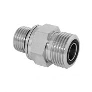 Filetage M - Raccord droit ORFS en acier - Hydroscand_1