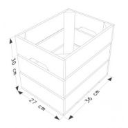 Caisse en bois L3 - Simply a Box - L36 x H30 x P27 cm - fabriquée en France, modulable et personnalisable_1