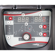 Poste à souder professionnel Schweisskraft CRAFT-TIG 253 DC PULSE - portable avec technologie d'onduleur et impulsions TIG_1