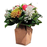 Vase carton étanche pliable Topaze naturel Diam.9 x H 20,2cm - par 10_1