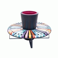 Banc public en métal moderne atech banquette circulaire pastel_1