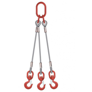 Elingue câble 3 brins - 3 crochets à touret Référence 4744_1