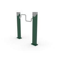 Équipement de fitness extérieur - Rotation bras - accès PMR - 8065066 - Denfit Gym - Hags_1