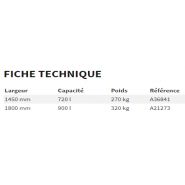 A21273 - Godet à basculement XL Avant Tecno - capacité 900 L - idéal pour matières légères et déneigement_1