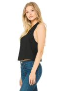 Débardeur femme crop - Réf: BE6682 - Bella + Canvas - 52% coton peigné / 48% polyester - Dos nageur - Finitions emmanchures brutes_1