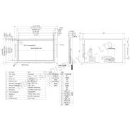 Affichage intelligent modbus rs485 - winstar - tft résolution d’écran: 800×480 points_1