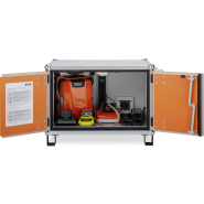 Armoire anti-feu CEMO 8/5 Premium lockEX® SIM 230 V avec pieds - Réf 11897F - Sécurisée pour batteries lithium_1