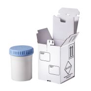 Boîte de transport à rabats KIT 1000 ML - UN 3373 - Certifiée ADR/IATA P 650 pour substances biologiques catégorie B_1