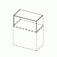 Box de rangement sur bureau - Officity - Argent_1