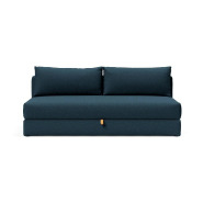 Innovation Living - Canapé convertible Osvald Argus Navy Blue 150x200 cm avec ouverture assistée et espace de rangement_1