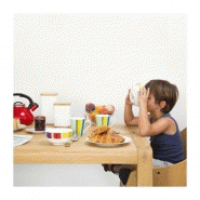 Panda bocal 15cm en porcelaine blanche - couvercle étanche en bambou - Réf. 952515_1