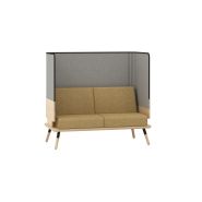 Peacework - cloison acoustique Equinoxe - système de sièges avec surface de travail intégrée et matériaux durables_1