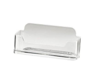 Porte carte de visite - Transparent, blanc ou noir - PP - Conditionnement 10 pièces - Capacité 1 niveau_1