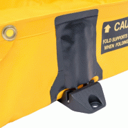 Bac de rétention souple pliable jaune Rigid-Lock QuickBerm Lite Justrite - 244 x 305 x 20cm_1