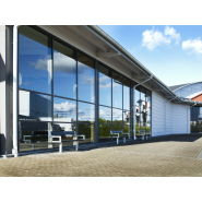 Banc public Pixbo réf 8037086 - Hags - Avec accoudoir - Noir/Galvanisé - Free Standing_1