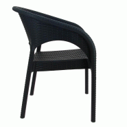 Fauteuil polypropylène Panama - GRIS_1