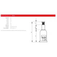 Hbc-30 - Cric bouteille 30T - Sam Outillage avec soupape de sécurité et limiteur hydraulique_1