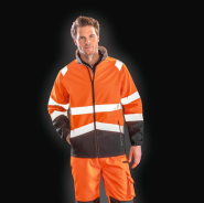 Veste softshell réfléchissante 3 couches - Réf: R450X - Marque Result - EN ISO 20471:2013+A1:2016 Classe 2_1