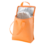 Sac isotherme en intissé avec isolation aluminium - Capacité 6 canettes ou 3 bouteilles - Couleur orange_1