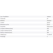 115987W - Poubelle en polypropylène pour abris à poubelles de tri sélectif - Résistante jusqu'à 50°C_1