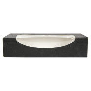 Boite usage froid av/ fenêtre The Pack nano micro noir 19,7x9x4,5cm - par 400_1