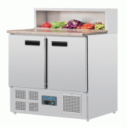 Comptoir de préparation réfrigéré à pizzas 288L Polar Série G G603 Polar_1