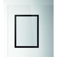 Idu0405-2a - 2 porte-affiches Sun muraux adhésifs repositionnables - formats A4, A3, A2 ou A1 - noir ou argent - Toutelasignaletique_1