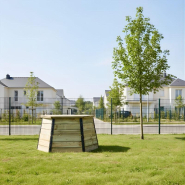 Poly compost hexagonal collectif - 600L, 800L, 1000L - Résineux brut/raboté, Douglas brut_1