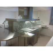 Table de macroscopie en acier inoxydable avec ventilation frontale et options de sécurité - TECHPATH_1