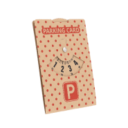 Disque de stationnement en papier kraft - impression incluse - minimum 100 pièces_1