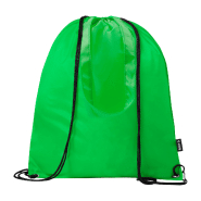 Sac piscine en polyester RPET - anses longues - labélisé RPET - couleur vert - 40g_1