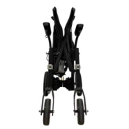 Fauteuil électrique en aluminium vraiment léger avec dossier rabattable et accoudoirs relevables - LITE_1